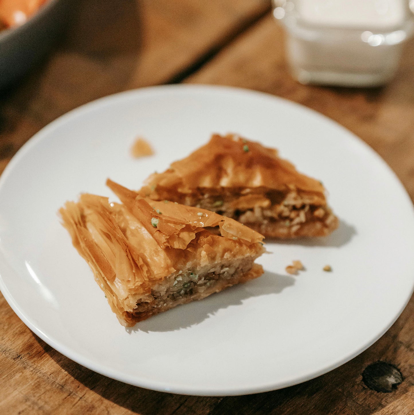 baklava apelsinų žiedų vanduo