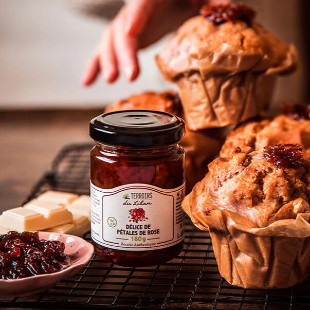Damasko rožių žiedlapių džemas, Terroirs du Liban, 180g