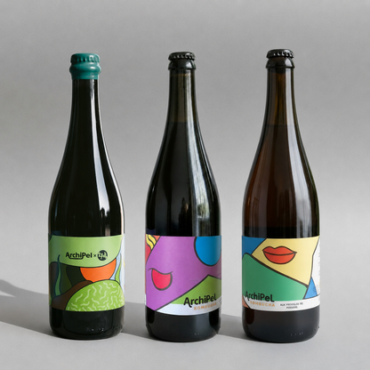 Gurmaniškos EKO kombučios degustacinis rinkinys, Archipel, 3x750ml 🇫🇷