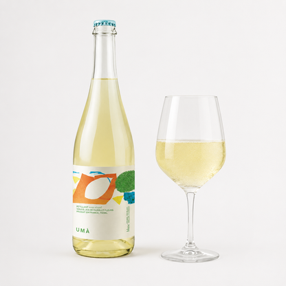 PET NAT Blanc- nealkoholinis baltas putojantis gėrimas UMA, 750 ml