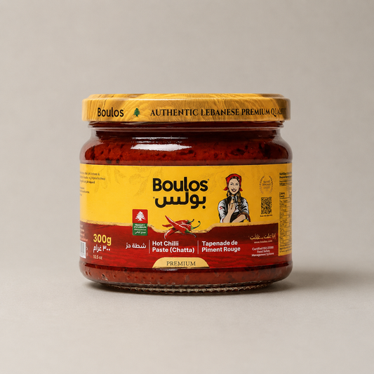 Chatta - aštri čili pipirų pasta Boulos iš Libano, 300g