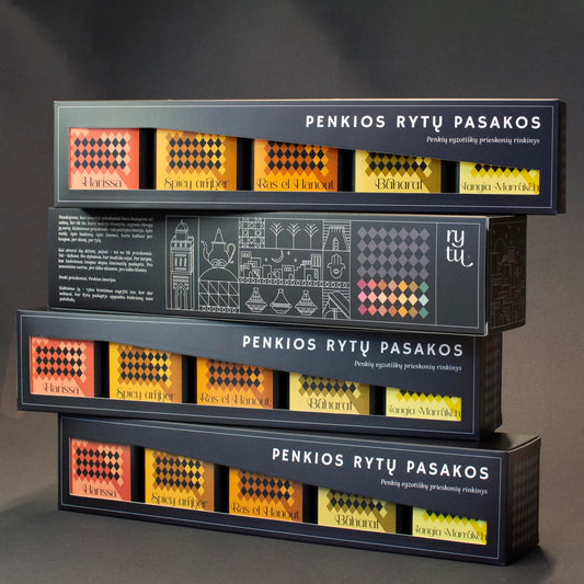 Šventinis prieskonių rinkinys 5x50g LIMITED EDITION