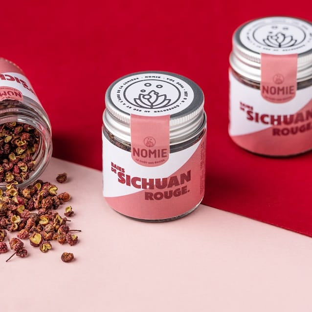 Raudonieji Sičuano pipirai 30 ml Nomie | Sichuan Pepper | Rytų