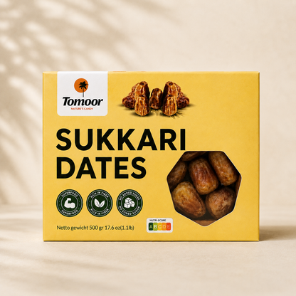 Sukkari datulės iš Saudo Arabijos Tomoor 500 g | Rytų