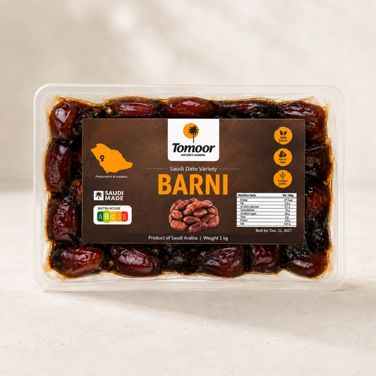 Barni datulės iš Saudo Arabijos Tomoor 1 kg | Rytų