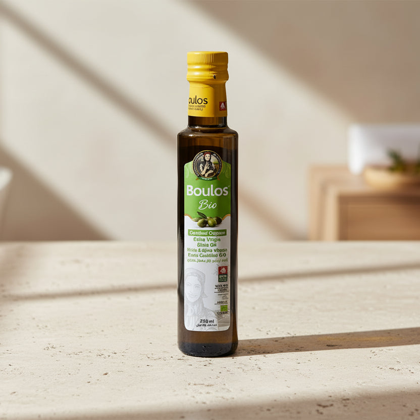 Ypač tyras alyvuogių aliejus Boulos iš Libano, 250ml I 500ml