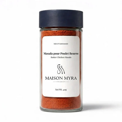 Butter Chicken Masala - indiškas vištienos prieskonių mišinys Maison Myra, Rytų, 40g