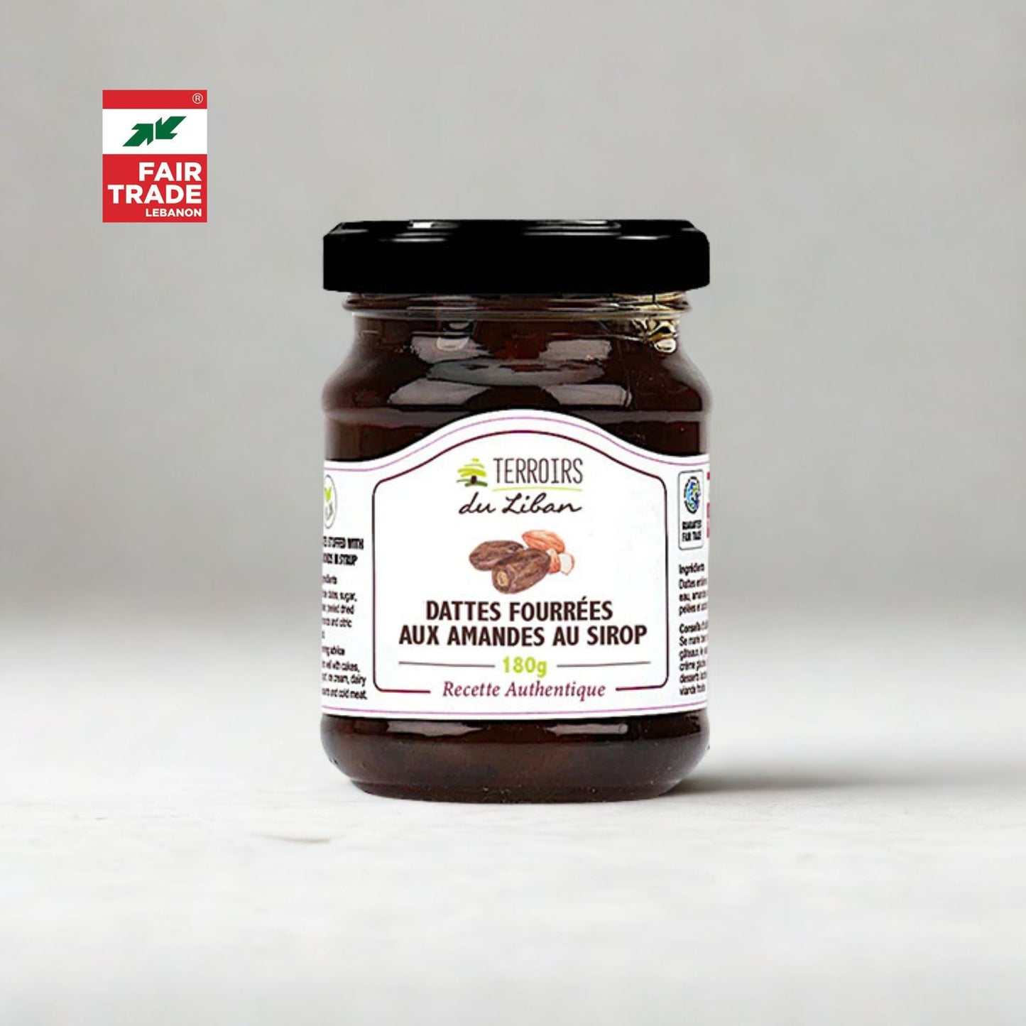 Datulės su migdolais sirupe, Terroirs du Liban, 180g