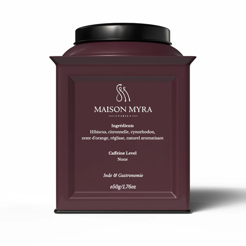 Hibiscus Twist - indiška vaisinė arbata su kinrože Maison Myra, 50g