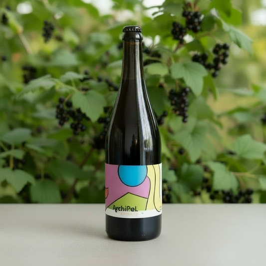 Gurmaniška EKO kombučia su juodųjų serbentų lapais, Archipel, 750ml 🇫🇷