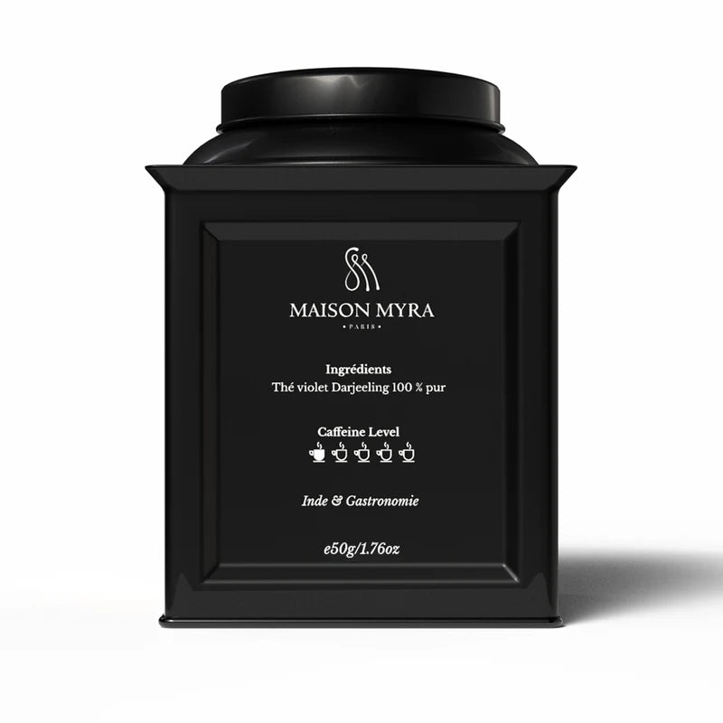 violetinė arbata darjeeling